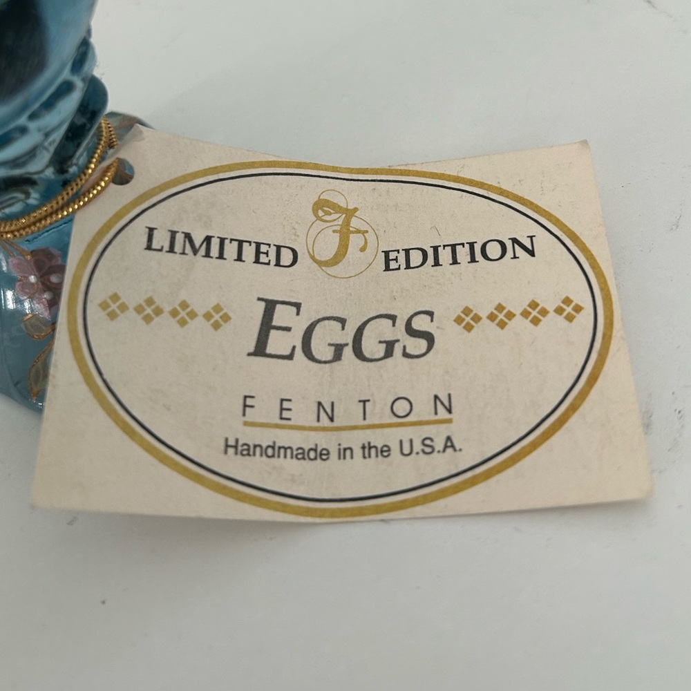 Fenton Handpainted Limited Edition Egg - Picture 3 of 6